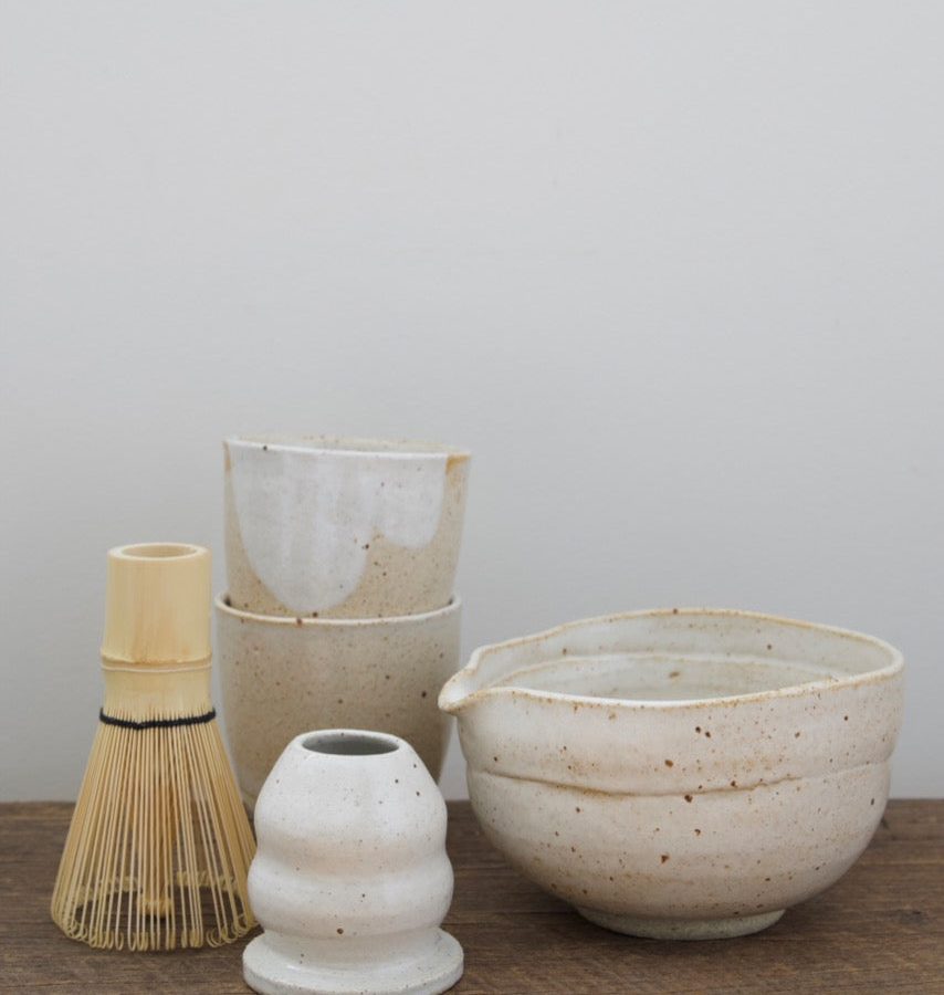 Organic Matcha Bowl With Whisk Rest