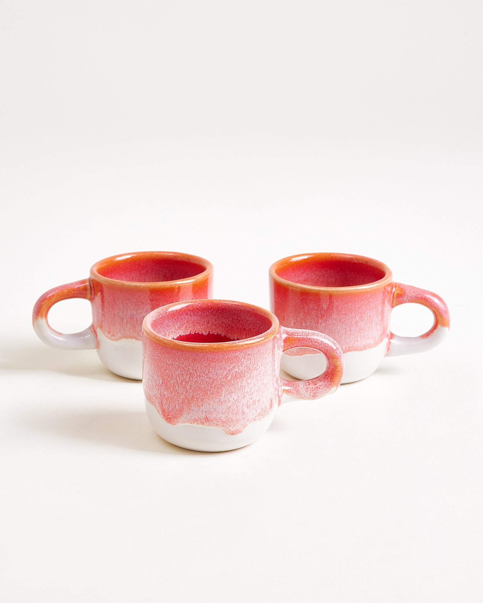 Everyday Clean Line Pink Espresso Cup Set of Six