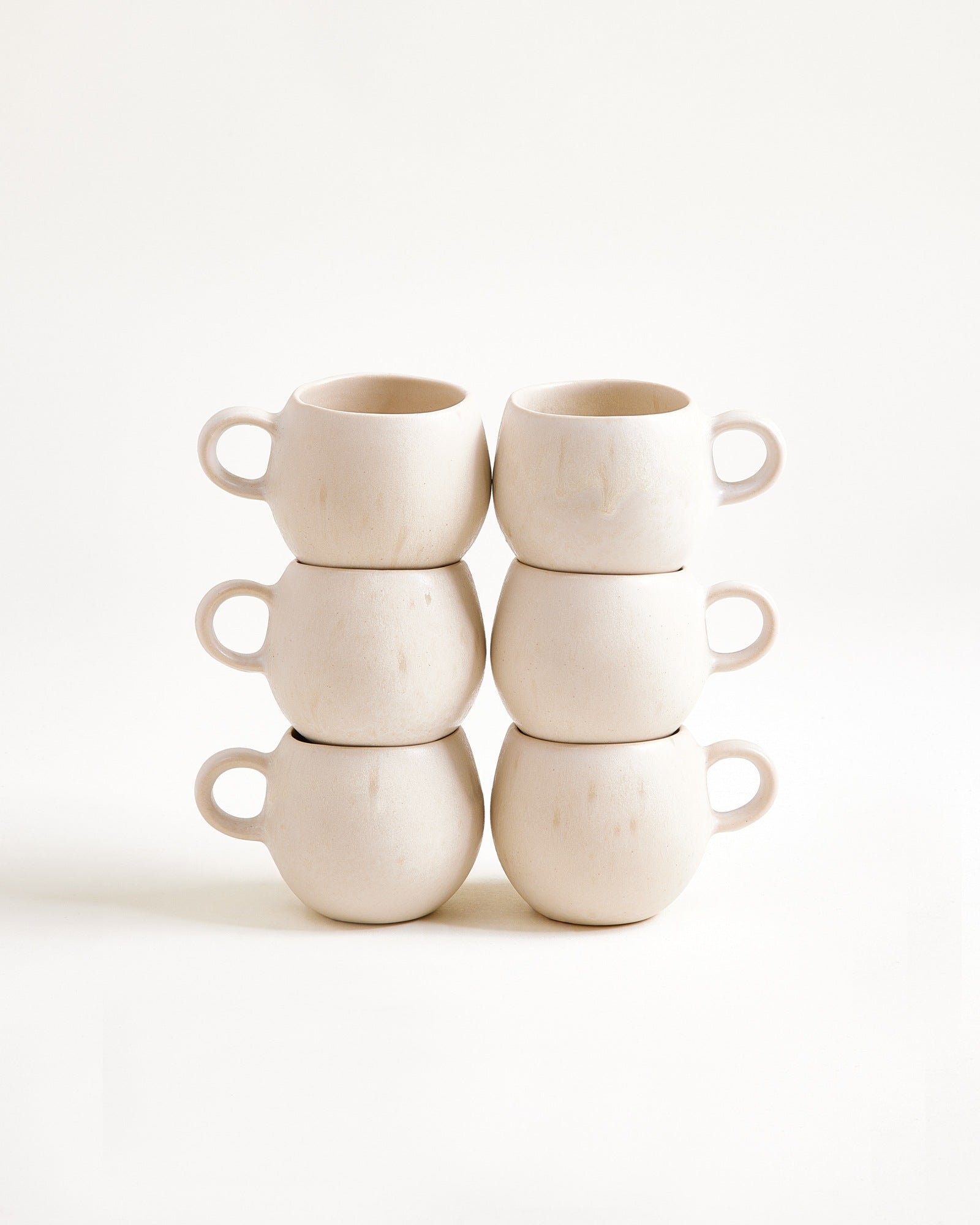 Everyday Warm Tone Sand Espresso Cup Set of Six
