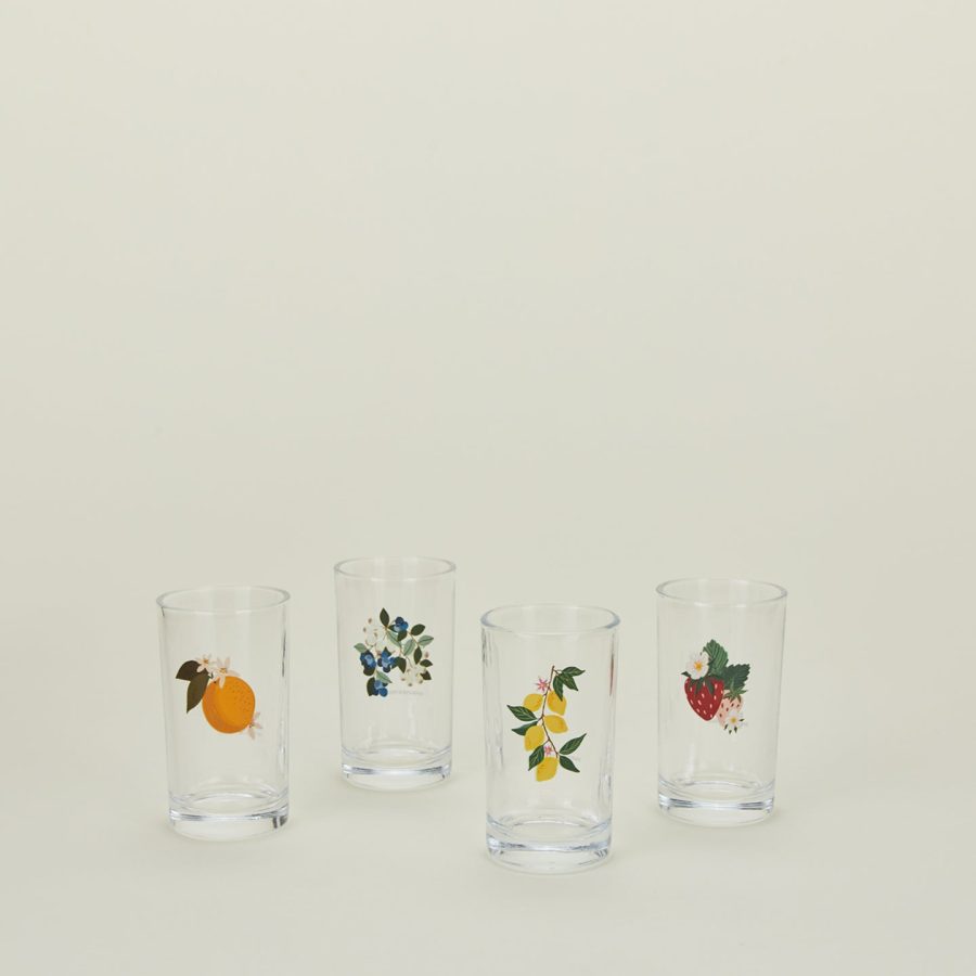 Colorful Fruit Juice Glass Set