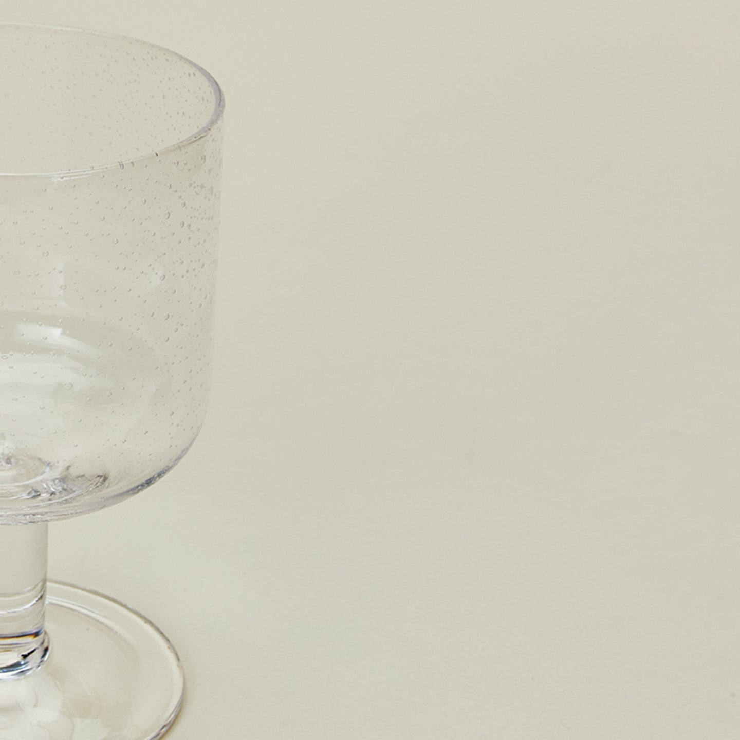 Clear Seeded Artisan Drinking Glass Set - Image 3